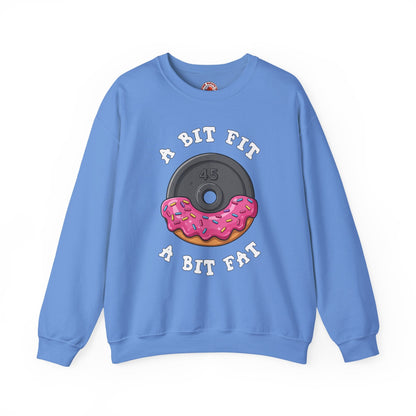 A Bit Fit, A Bit Fat Crewneck Sweatshirt The Devil's Pickle