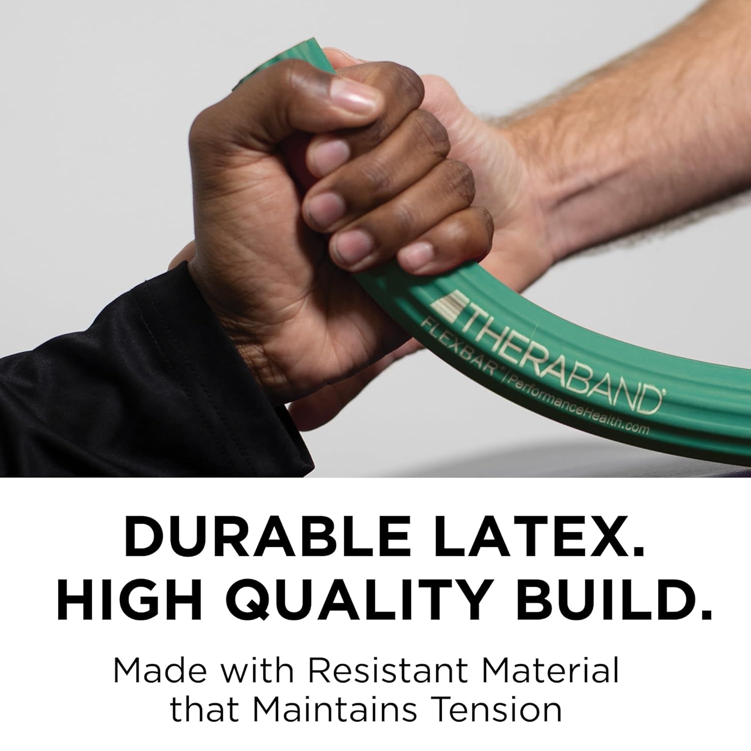 Flexbar, Tennis Elbow Therapy Bar, Relieve Tendonitis Pain & Improve Grip Strength, Resistance Bar for Golfers Elbow & Tendinitis, Green, Medium, Intermediate