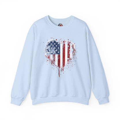 American Heart Crewneck Sweatshirt The Devil's Pickle