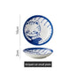 Cat dish cartoon ceramic dish household dining table dipping dish soy sauce dish hot pot seasoning dish