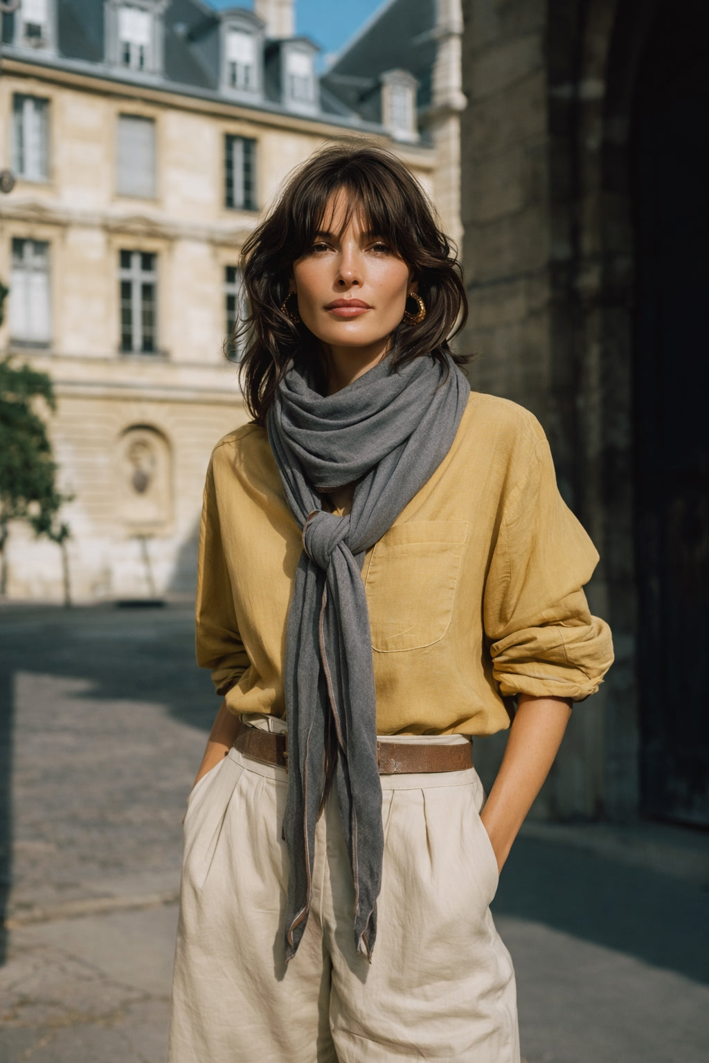 70's T Scarf Late Sunday Afternoon