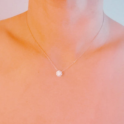 Brilliant Sparkle Moissanite Floating Necklace Shop Style & More | Fresh Looks, Everyday Deals & Free Shipping