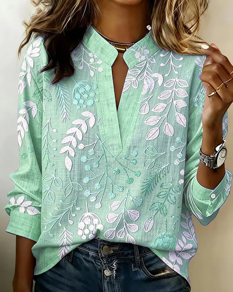 Women's 3D Digital Print Casual Shirt Top FitiqueFit