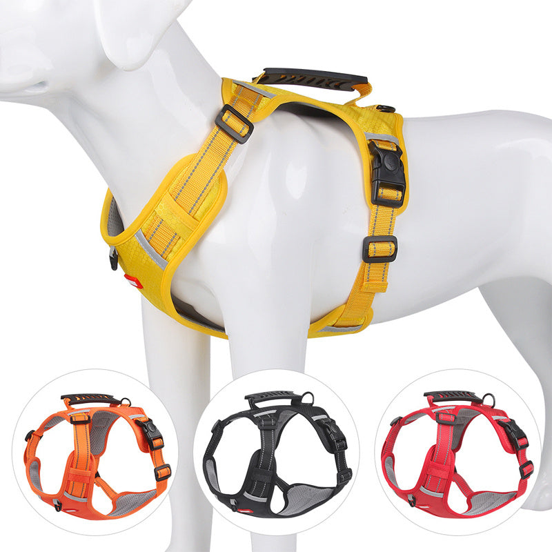 Adjustable No-Pull Pet Harness for Dogs & Cats - Soft Padded Harness with Easy Control Handle for Large Breeds - Prevents Choking and Pulling - Comfortable and Secure Fit - For Dog & Cat Owners - Suitable for Walking, Trainin NovaCart