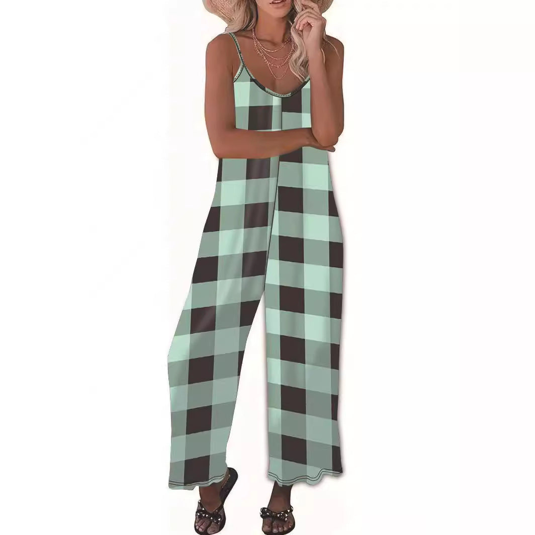 Slip-in Casual Sling Jumpsuit Women Grayceful LLC