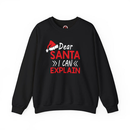 Dear Santa I Can Explain Crewneck Sweatshirt The Devil's Pickle