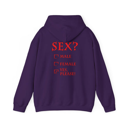 Sex? Yes, Please Hooded Sweatshirt The Devil's Pickle