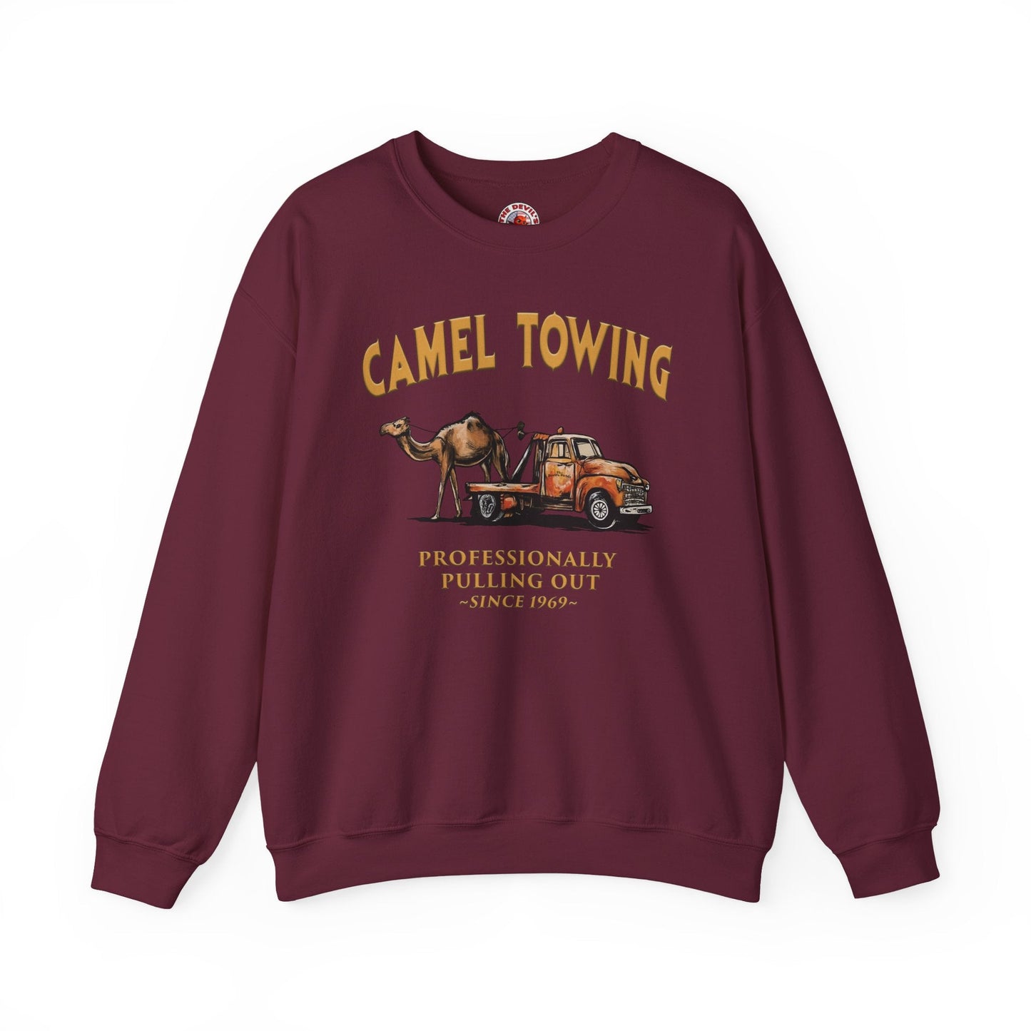 Camel Towing Crewneck Sweatshirt The Devil's Pickle