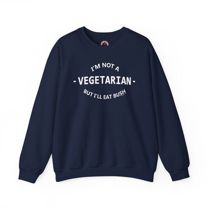 I'm Not A Vegetarian Crewneck Sweatshirt The Devil's Pickle
