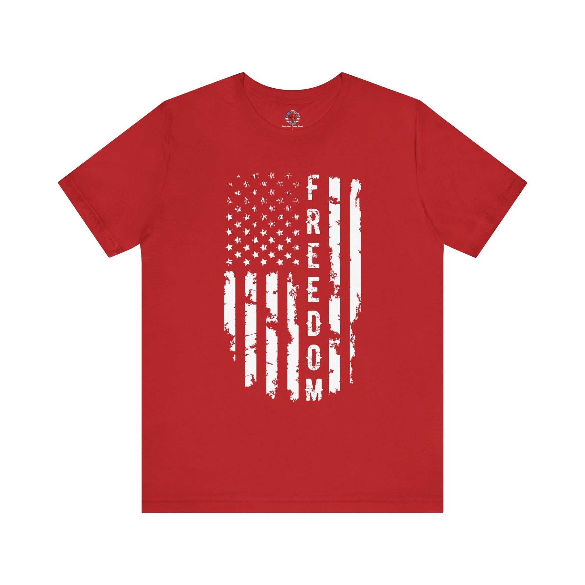 Freedom American Flag T-Shirt The Devil's Pickle
