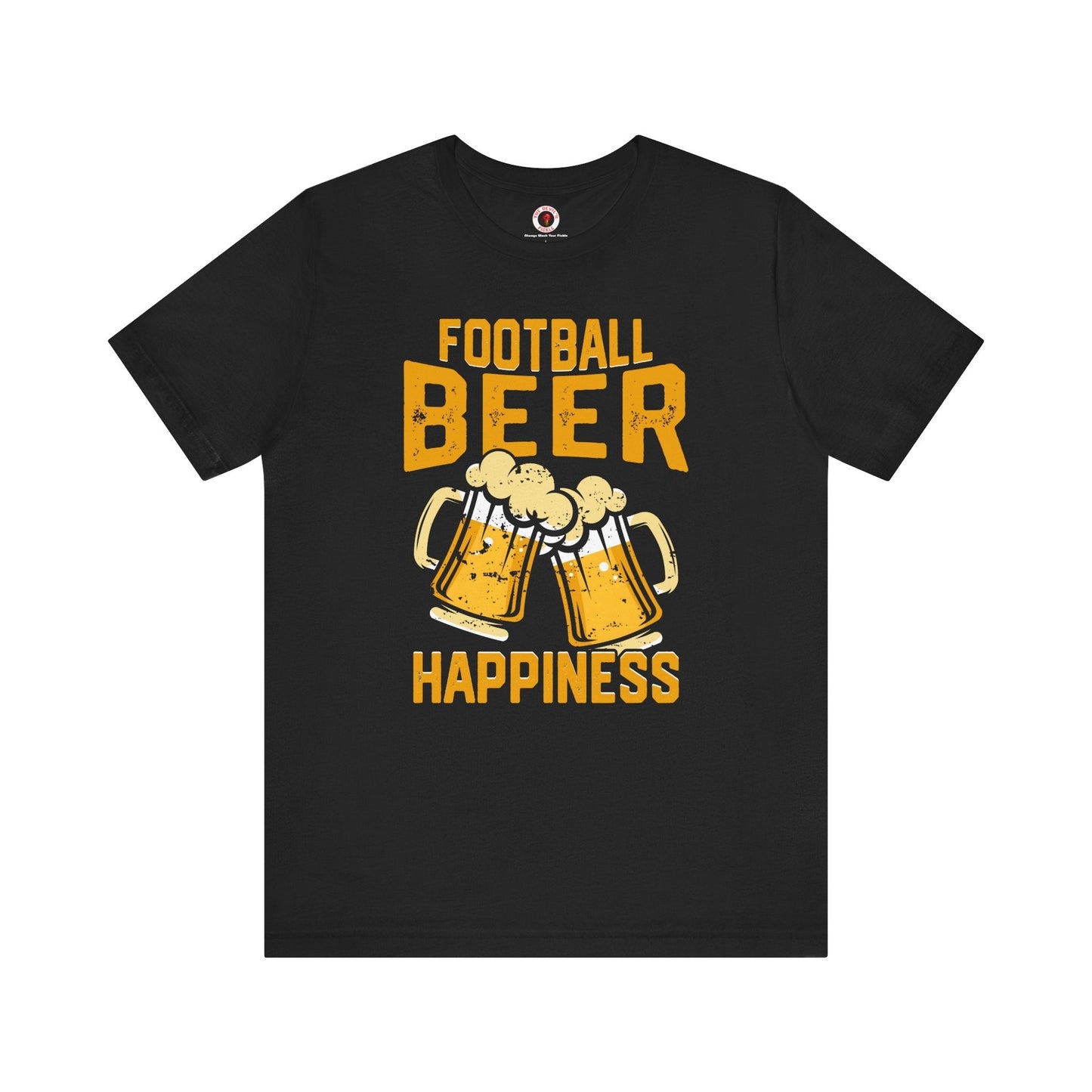 Football Beer and Happiness T-Shirt The Devil's Pickle