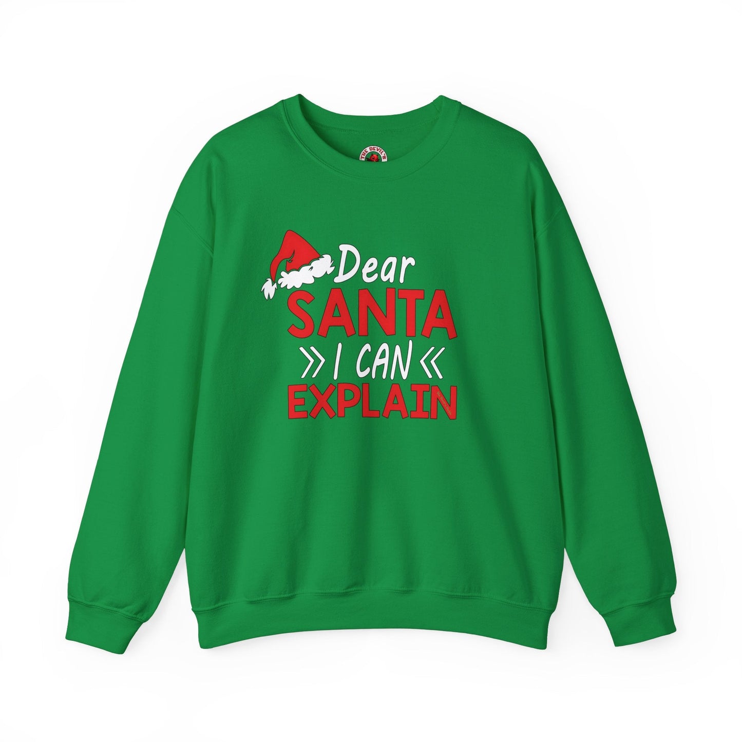 Dear Santa I Can Explain Crewneck Sweatshirt The Devil's Pickle