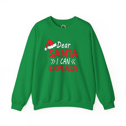 Dear Santa I Can Explain Crewneck Sweatshirt The Devil's Pickle
