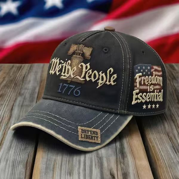 Women's Embroidered Cotton Baseball Cap | Retro Letter Style FitiqueFit