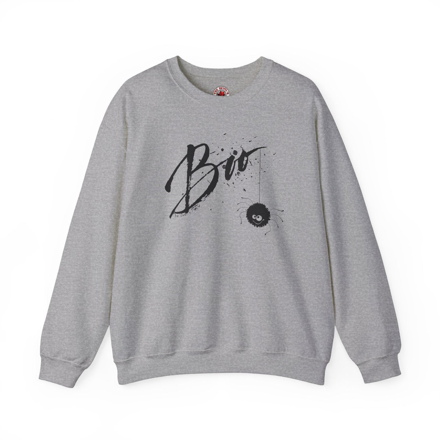 Boo Spider Crewneck Sweatshirt The Devil's Pickle