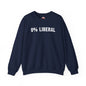 0% Liberal Crewneck Sweatshirt The Devil's Pickle