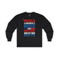 Merica Drinkin Booze And Refusin To Lose Long Sleeve Tee The Devil's Pickle