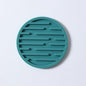 Hot selling silicone cup pad, circular and thickened 10CM drainage pad, heat insulation and anti slip tea cup pad