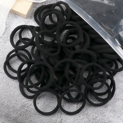 50pcs/Set Women   Basic Hair Bands 1.57inch Simple Solid Colors Elastic Headband Hair Ropes Ties Hair Accessories Ponytail Holder NovaCart