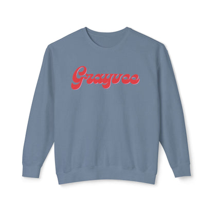 Unisex Lightweight Crewneck Sweatshirt "Grayvee" Grayceful LLC