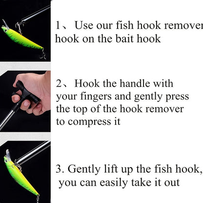 1pc T-Shaped Fish Hook Remover - Aluminum Alloy Fishing Tool with Ergonomic Handle & Blue Handle for Efficient Hook Separation, Ideal for Holiday Gifts (Father'S Day, Christmas, Thanksgiving), Fishing Accessory, Sleek Metalli NovaCart