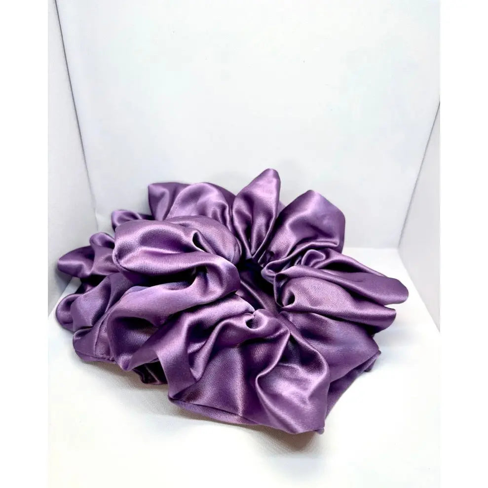 Dusty Purple Silk Scrunchie Enchanted Scrunch
