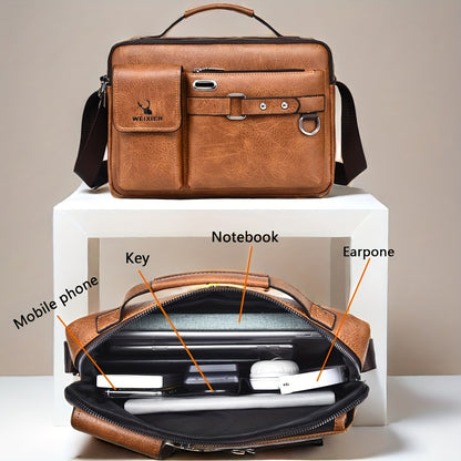 Men's Single-Shoulder Bag, Crossbody Bag, Business Messenger Bag, Shoulder Bag, Handbag, Casual Bag for Men NovaCart