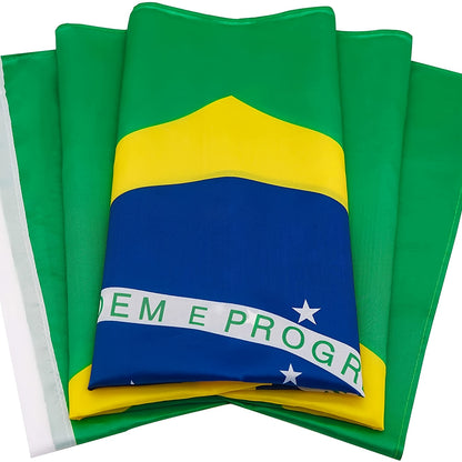 Free Shipping: Show Your Pride with a Beautiful Brazilian Flag Banner! NovaCart