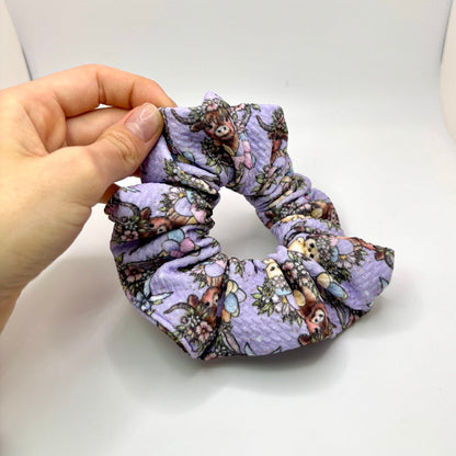 Mini Highland Cow Easter Bullet Scrunchie Enchanted Scrunch