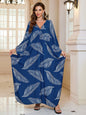 Fashion Personalized Cotton Printed Beach Dress Women Grayceful LLC