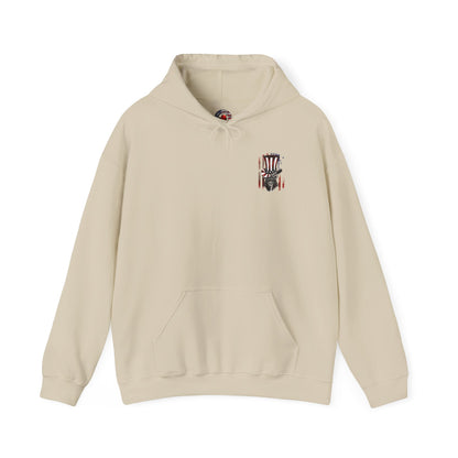 Patriotic Skull Hooded Sweatshirt The Devil's Pickle