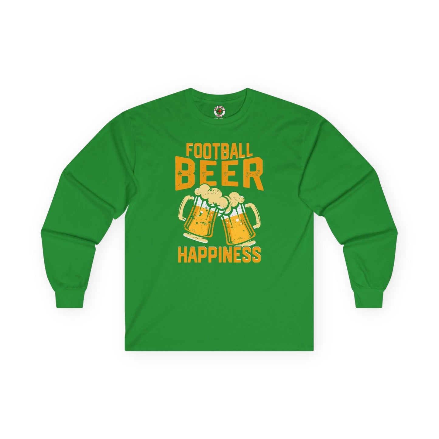 Football Beer and Happiness Long Sleeve Tee The Devil's Pickle