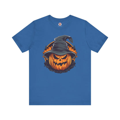 Scary Witch Pumpkin Halloween T-Shirt The Devil's Pickle
