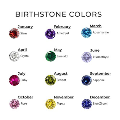 EmberTrue Birthstone Bands Ivory Embers