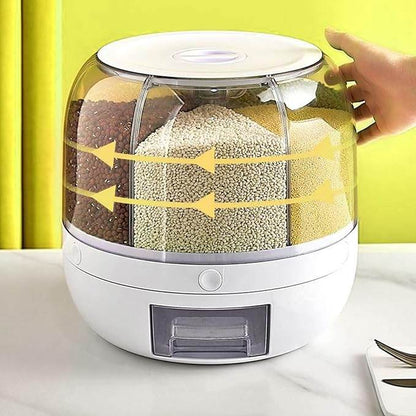 6-Grid Rotating Food Dispenser SmartPursue™