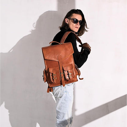Vintage Leather Backpack Rucksack Classy Leather Bags