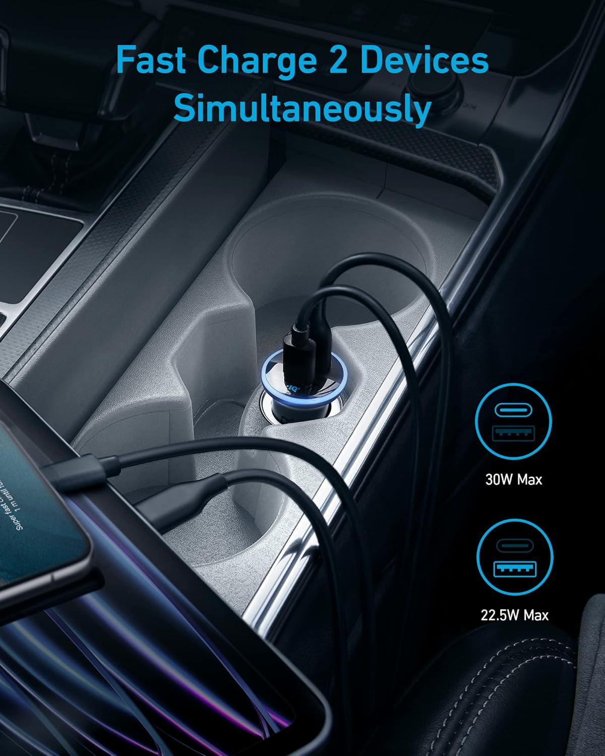 Anker <b>323</b> Car Charger (52.5W) Anker