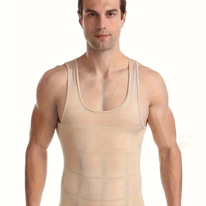 Men's Compression Body Shaper Tank Top, Slimming Vest NovaCart