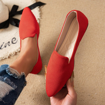 Women’s Flat Pointed-Toe Thin Shoes — Casual Everyday Flats FitiqueFit