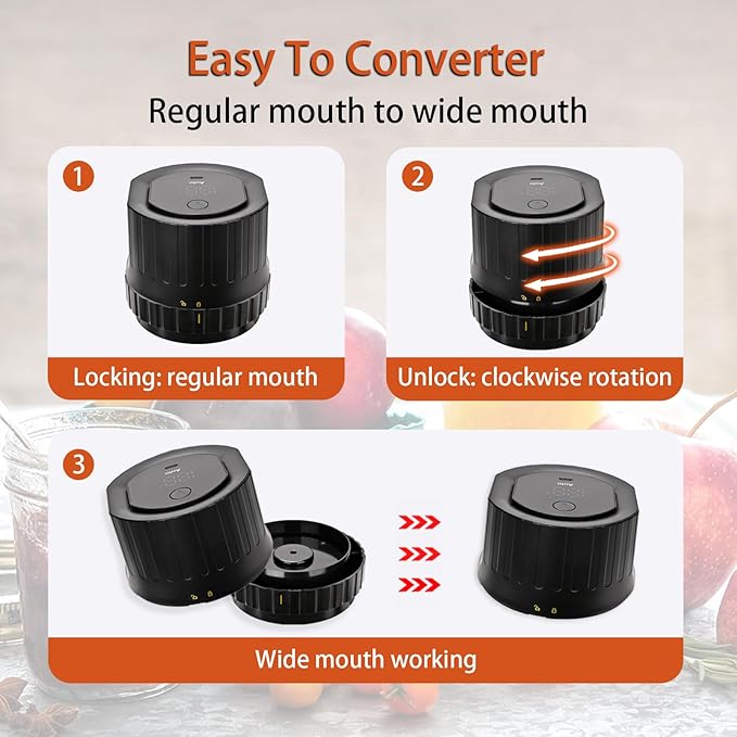 Vacuum Sealing Machine Mason Jar Vacuum Sealer SmartPursue™