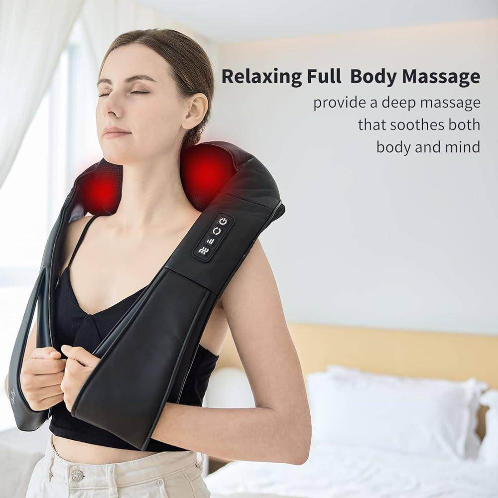 Heated Shiatsu Back and Neck Massager SmartPursue™