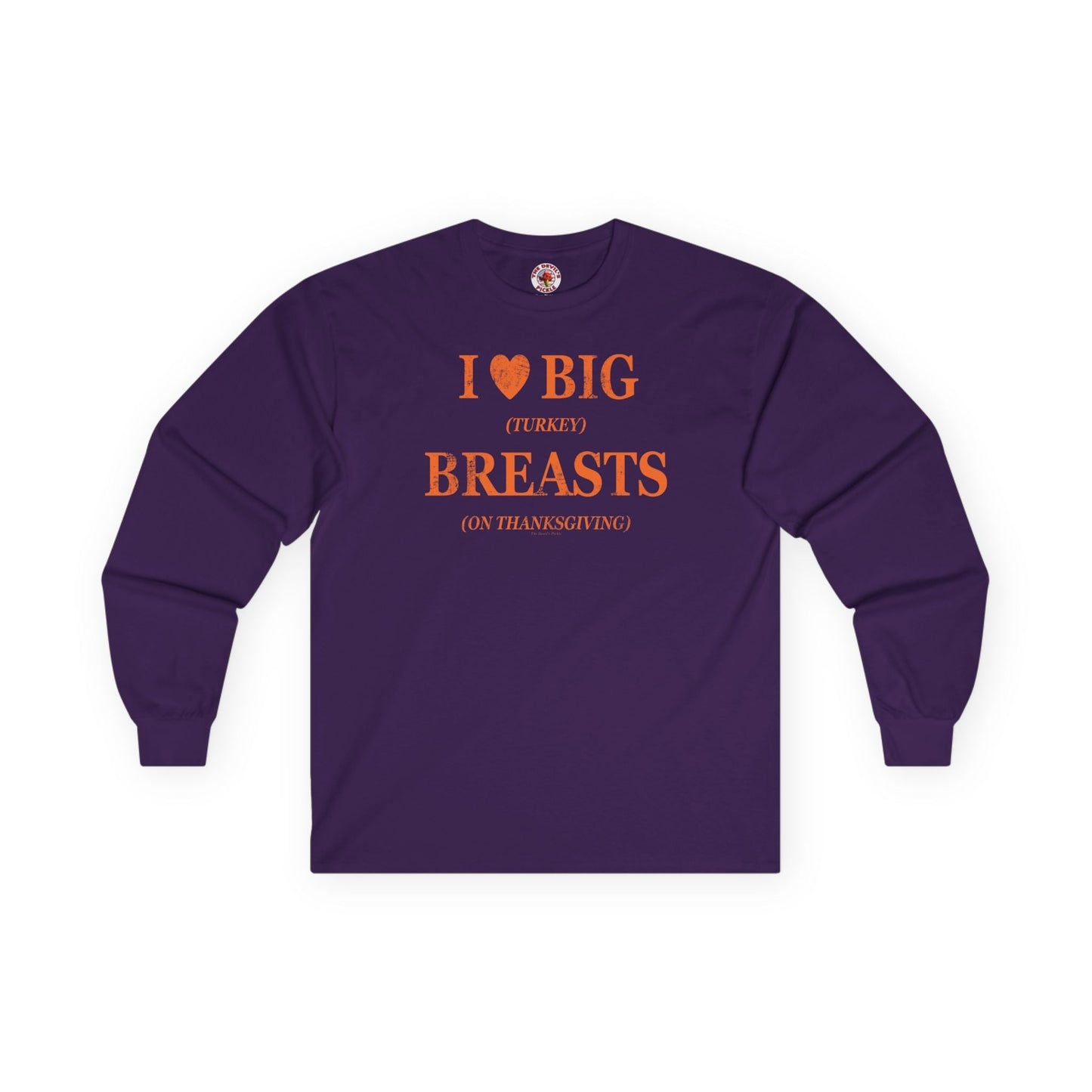 I Heart Big Breasts Long Sleeve Tee The Devil's Pickle