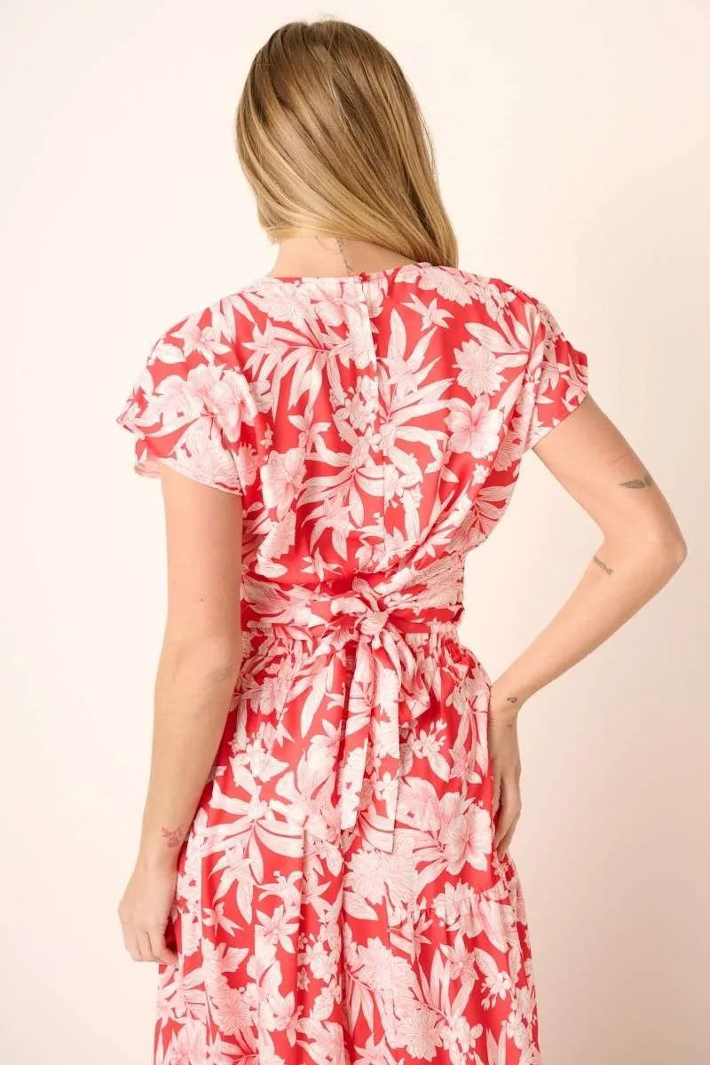 Mittoshop Tropical Print Top and Skirt Set West2East Surf