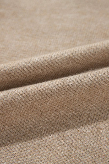 Solid Pearl Drop Shoulder Round Neck Sweater Shop Style & More | Fresh Looks, Everyday Deals & Free Shipping