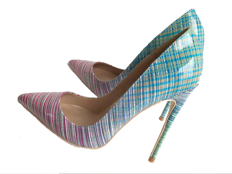 Ladies colorful gradient heels See size chart under “more details” The Fashion Celestial