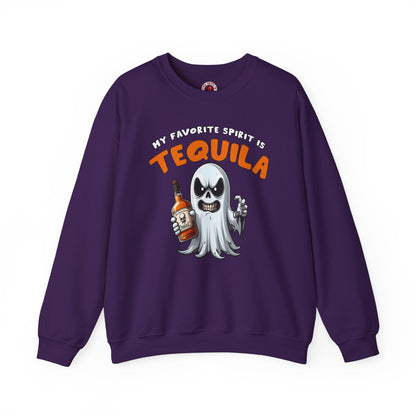 My Favorite Spirit Is Tequila Crewneck Sweatshirt The Devil's Pickle