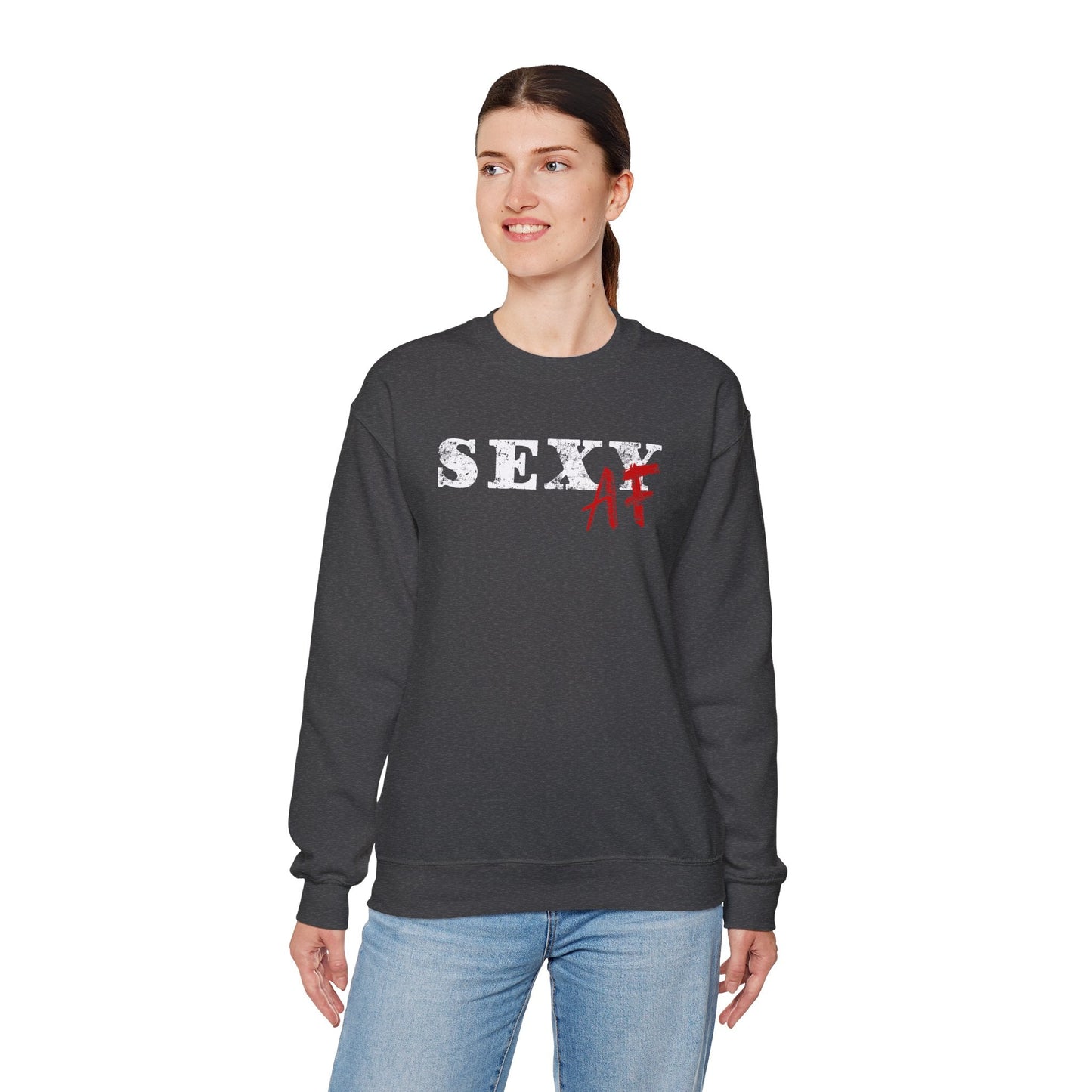 Sexy AF Crewneck Sweatshirt The Devil's Pickle