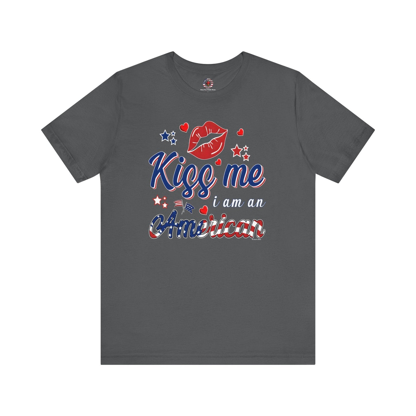 Kiss Me I Am An American T-Shirt The Devil's Pickle