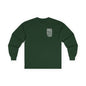 American Flag QR Code Long Sleeve Tee The Devil's Pickle