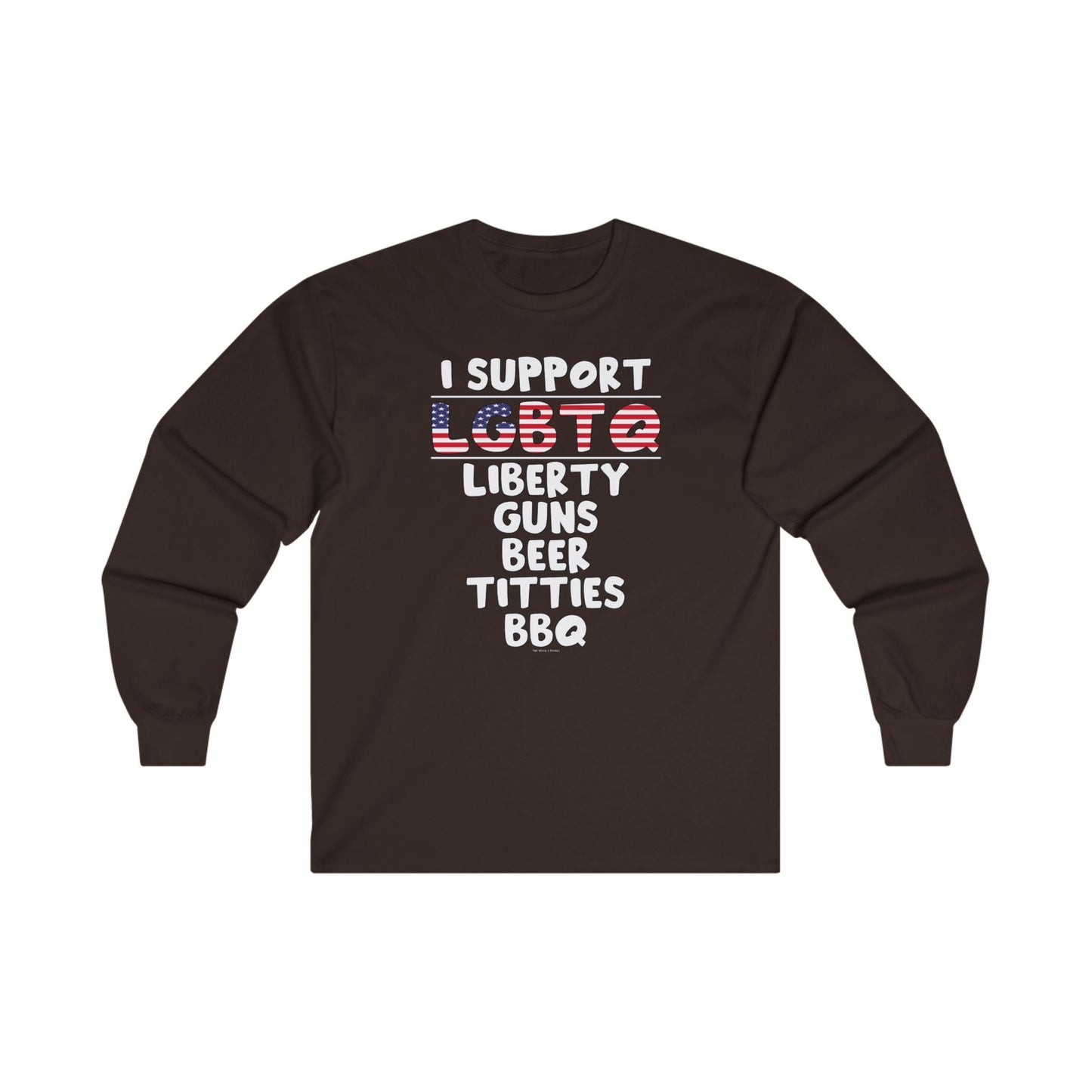 I Support LGBTQ Long Sleeve Tee The Devil's Pickle
